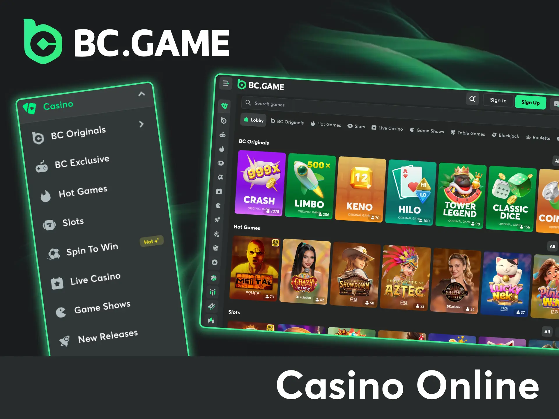Browse popular slots from Pragmatic Play on Hash game, and enjoy the full BC Game experience.